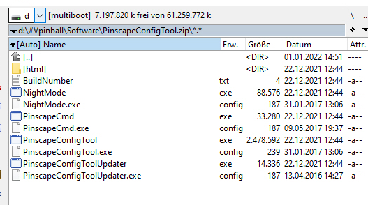 Pinscape Config-tool installieren